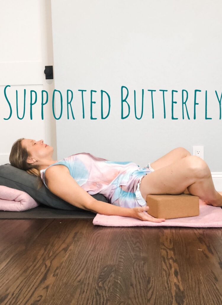 Yoga in Pajamas: Supported Butterfly